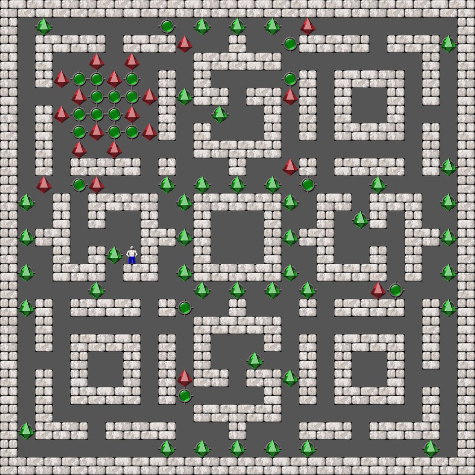 Sokoban Mass Remodel level 95